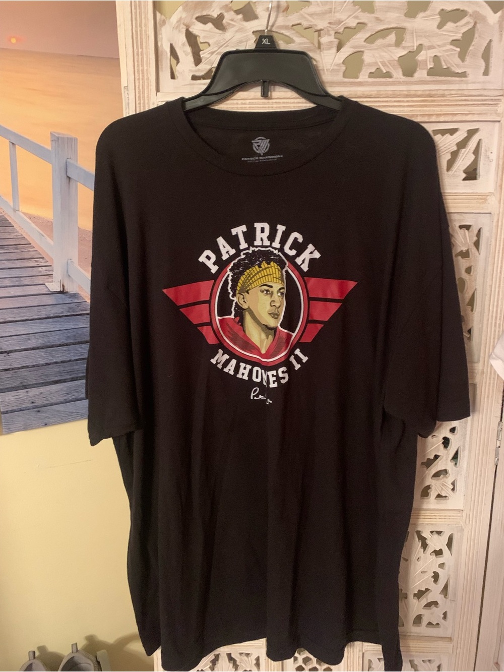 KC Chiefs Patrick Mahomes’ Official Merchandise Men's T-Shirt, Size: XXXL